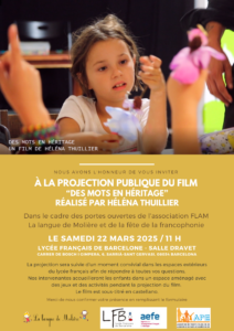 affiche porte ouverte la langue de molière